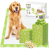Croci Pee Pads Daisy 28x34 packaging shows ready-to-use setup for quick use