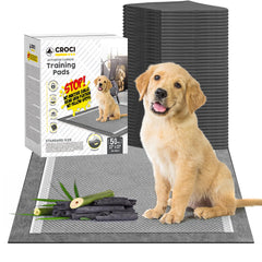Croci puppy pee pads 22x22 charcoal-odor-control keeps home fresh.