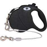 CROWN PAWS 16ft retractable leash extended for large breeds provides confident outdoor walks.