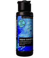 Crystalpro Aqua Conditioner bottle cap shows drop measurements for precise dosing.