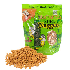 C S Hot Pepper Nuggets resealable bag highlights convenient, mess-free storage.