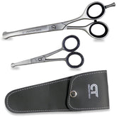 CT Createch Tools pet scissors 6in curved blade enables safe, precise trims on pets.