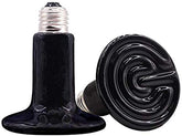CTKcom reptile ceramic heat lamp 200W two-pack for budget reptile heating.