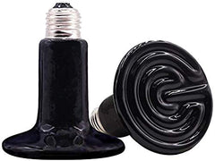 CTKcom reptile ceramic heat lamp 200W two-pack for budget reptile heating.