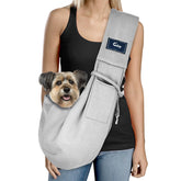 Cuby dog and cat sling carrier overview for hands-free daily outings and easy pet transport.