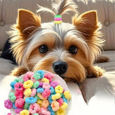 Cuchenhuan candy-colour dog hair ties pack for easy daily grooming