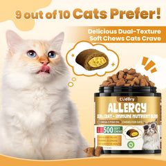 Cudory cat allergy chews chicken-flavor chews – tasty support for picky eaters