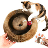 Cufquckl Kitty Toy Magic Organ Board assembled circle showcases versatile scratching and exercise