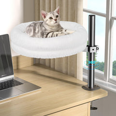 Cuipingoo cat desk bed base with sturdy frame supporting up to 50 lbs