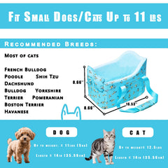 Cullaby Console Dog Car Seat designed for small dogs up to 11lbs for compact car travel.