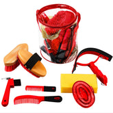 Cunhill tote bag for horse grooming keeps tools organized for on-the-go care.
