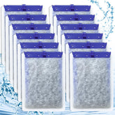 Cunina 12-pack cartridge close-up showing compatibility with Whisper filters for reliable filtration