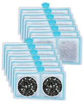 Cunina 12-pack upgraded EF-S filter cartridge ready for routine replacement to maintain clear water.