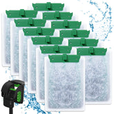 Cunina 12pcs medium filter cartridges packaging ready for replacement in aquariums