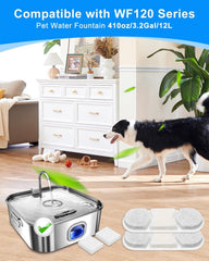 Cunina 8-pack pump sponges included for reliable filtration and flow.