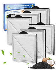Cunina cat fountain filter 6-pack packaging enables quick, clean replacements for steady hydration