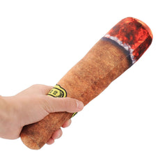 Cuperay dog toy with dog-pattern handle enhances visual appeal during play