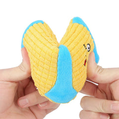Cuperay Juguete peluche-azul-tejido-suave, protege encías y favorece masticación