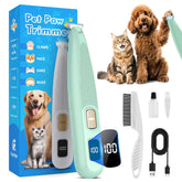 Cupofpet professional paw-trimmer with LED light for precise paw grooming.