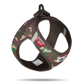 Curli Vest Harness Clasp Air-Mesh Camouflage M front view — lightweight comfort