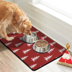 Cuslnox anti-skid-back mat stays put during feeding.