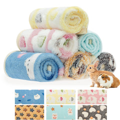 CUSOZWO guinea pig bedding mat beige star pattern for cozy nesting