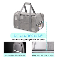 CUSSIOU carrier with reflective strip for nighttime visibility and safety