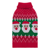 CuteBone Christmas dog sweater winter knit shown on a small dog for cozy holiday warmth.