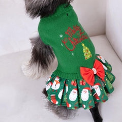 CuteBone knit sweater on a small dog provides warmth and stretch