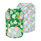 CuteBone dog shirts 2-pack St Patrick's and Easter soft clothes for small dogs