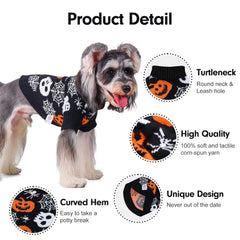 CuteBone dog sweater pullover design, easy-on for quick dressing.