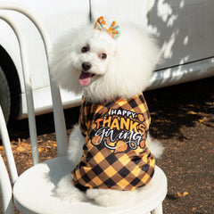 CuteBone Thanksgiving dog pajamas easy-on-off design for quick dressing