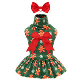CuteBone turtleneck velvet dress for small dogs, stylish everyday wear