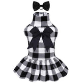 CuteBone turtleneck velvet dress front view showing cozy fit for small dogs