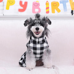 CuteBone velvet dress small dog side view highlights cozy fit and style.