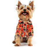 CuteBone two-leg velvet pajama close-up highlights warm plush fabric for pets.
