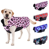 CuteBone winter dog coat close-up: waterproof fabric for wet walks.