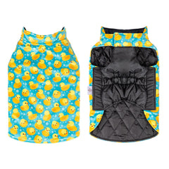 CuteBone winter dog jacket waterproof exterior protects against rain and cold during walks.