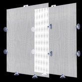 Cuyacili two-pack fish tank divider packaging shows easy DIY setup options for aquariums.