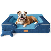 CWAWZ dog bed 36-inch orthopedic foam showcases firm support for joints during naps.