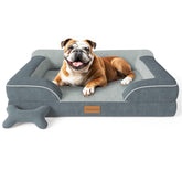 CWAWZ large orthopedic-foam bed close-up showing joint-support design for dogs