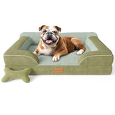CWAWZ orthopedic foam dog bed supports joints for large breeds