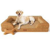 CWAWZ jumbo dog bed with orthopedic foam supports large dogs.