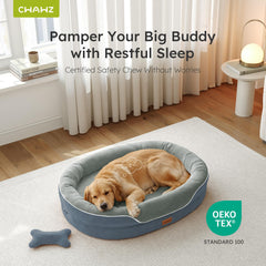 CWAWZ XL cooling bed image highlighting airflow for thick coats