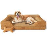 CWAWZ xlarge dog bed cozy-dutch-velvet-cover offers plush comfort for calming naps.