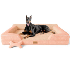 CWAWZ XXL dog bed front view highlighting extra-large space for comfortable joint support