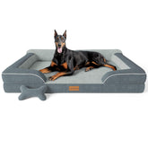 CWAWZ XXL dog bed orthopedic-foam provides supportive cushioning for large dogs.