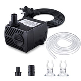 CWKJ Fountain Pump compact design powers quiet water circulation for ponds and fish tanks.