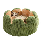 CWV Cute Cat Beds cactus shape close-up highlights plush fabric for cozy naps