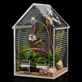 Cycodo jumping spider enclosure seamless front view highlights secure one-piece design